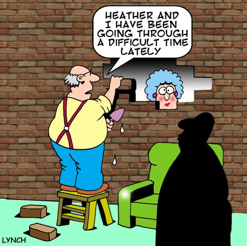 'Heather and I have been going through a difficult time recently.'