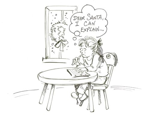 'Dear Santa, I can explain...'