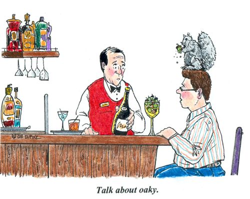 'Talk about oaky.'