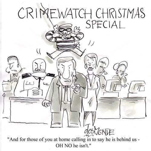 'And for those of you calling in to say he is behind us - OH NO he isn't.'
