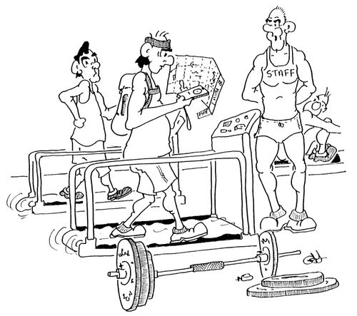 Hill Walker on Running Machine