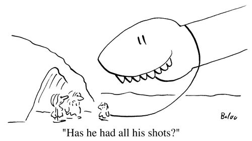 "Has he had all his shots"