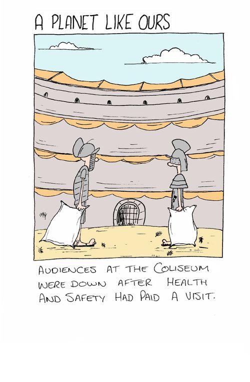 Audiences at the coliseum were down after health and safety had paid a visit.
