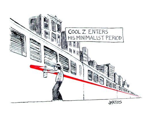 Cool Z enters his minimalist period.