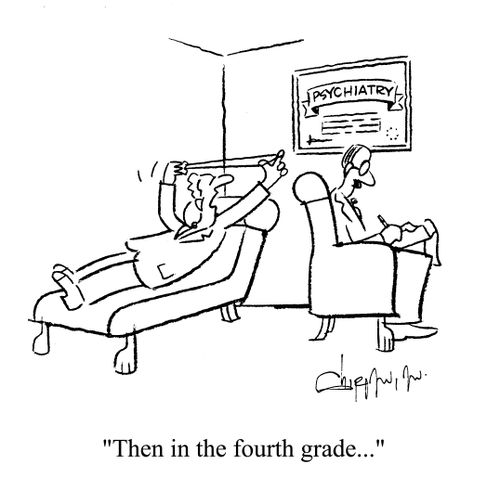 'Then in the fourth grade...'