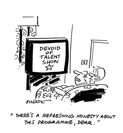 'There's a refreshing honesty about this programme, dear.'