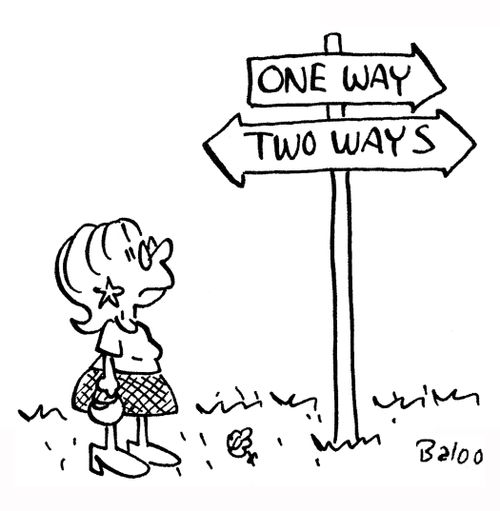 One Way/Two Ways.