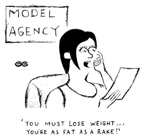 'You must lose weight...you're as fat as a rake!'