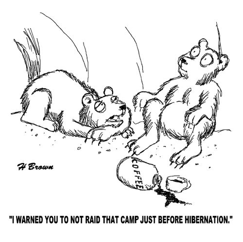 'I warned you to not raid that camp just before hibernation.'