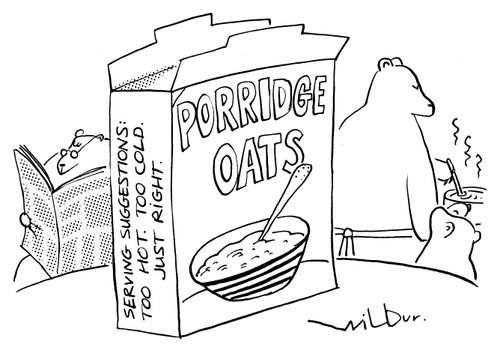 Three bears porridge oats.