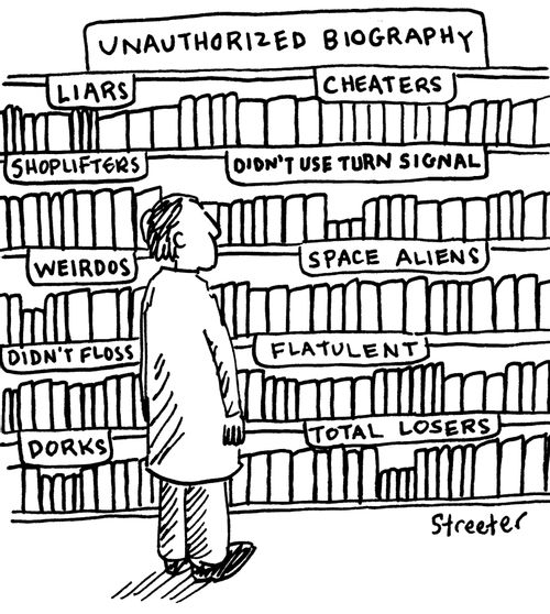 Unauthorized Biography Section