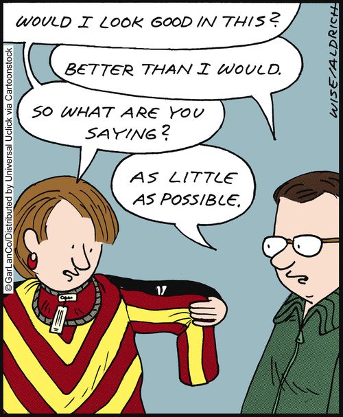 'Would I look good in this?'