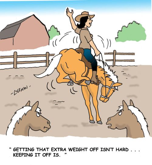 'Getting that extra weight off isn't hard. . . keeping it off is.'