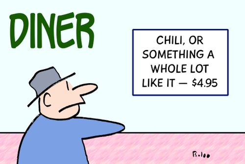 Diner - Chili, or something a whole lot like it...