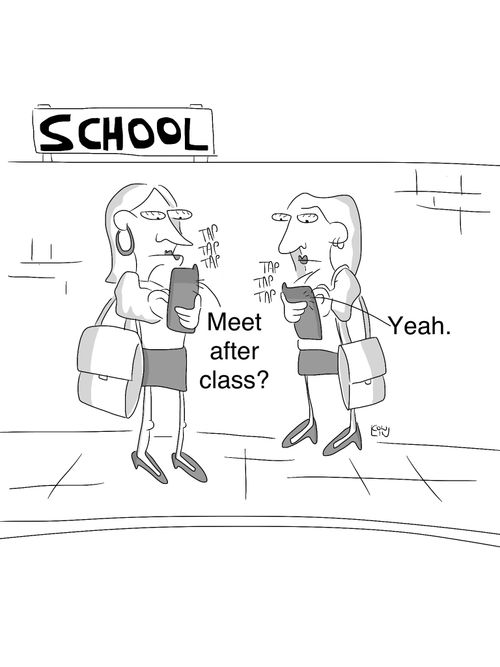'Meet after class?'