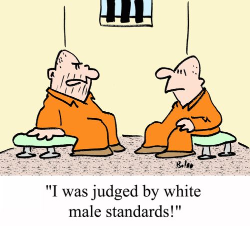 'I was judged by white male standards!'