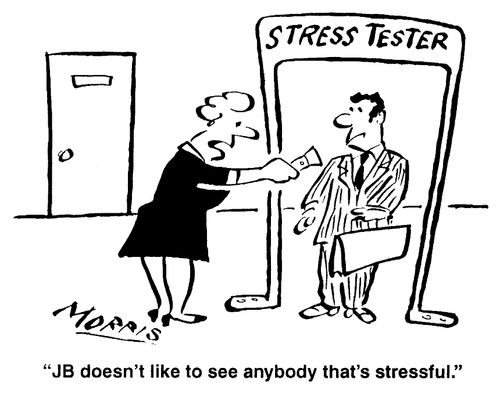 JB doesn't like to see anybody that's stressful.