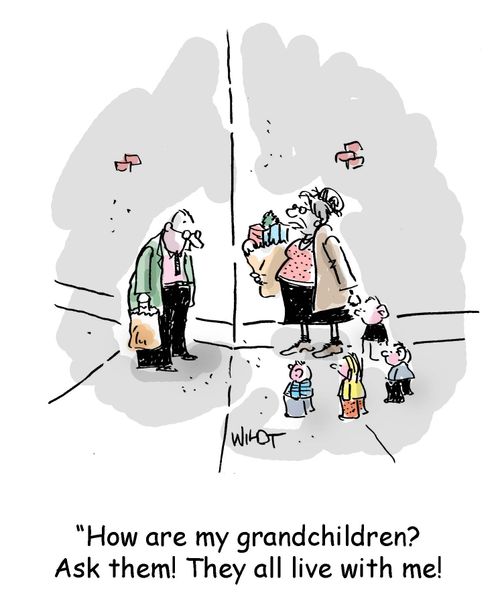 How are my grandchildren? Ask them! They all live with me!