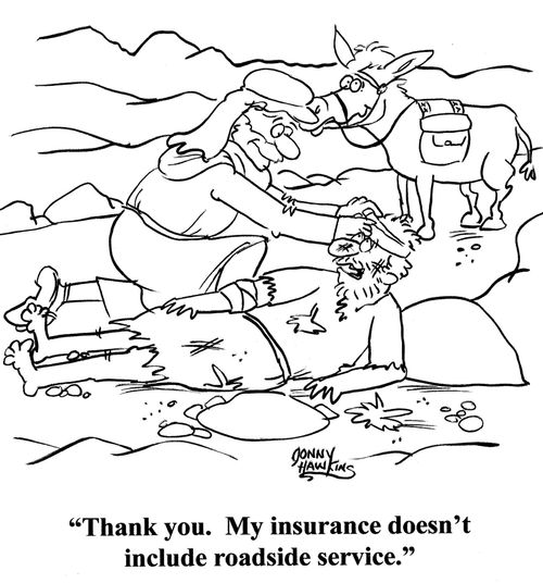 Beaten up man to Good Samaritan: 'Thank you. My insurance doesn't cover roadside service.'
