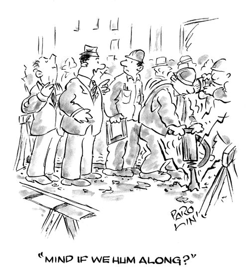 'Mind if we hum along?'