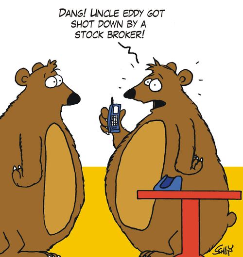 'Dang! Uncle Eddy got shot down by a stock broker!'