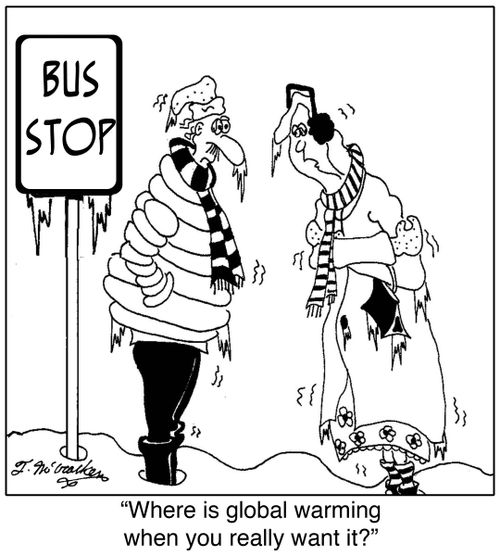 Where is global warming when you really want it?