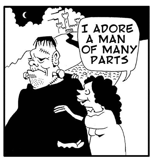 'I adore a man of many parts.'