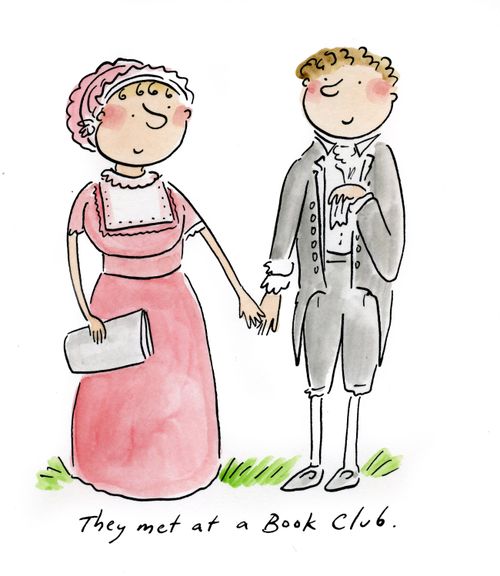 They met at a Book Club.