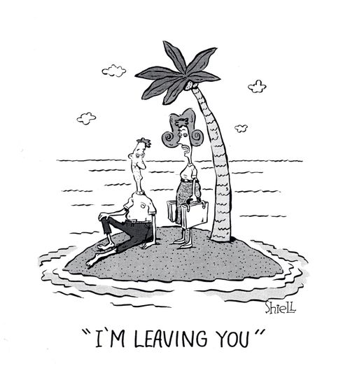 'I'm leaving you.' 