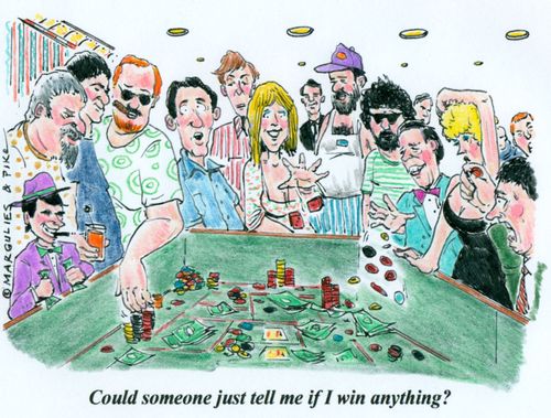'Could someone just tell me if I win anything?'