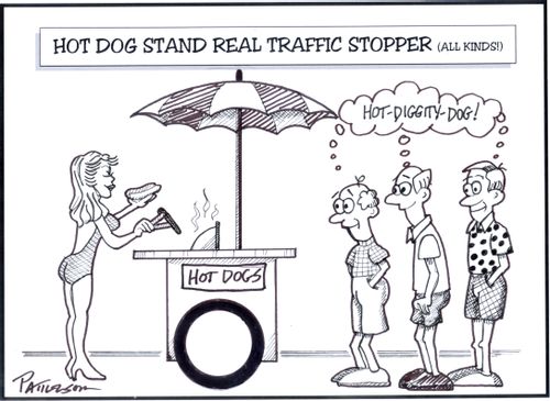 Hot Dog Stand Traffic Stopper (all kinds)