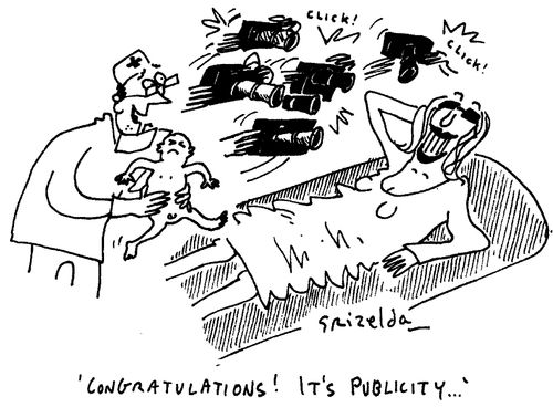 "Congratulations! It's publicity..."