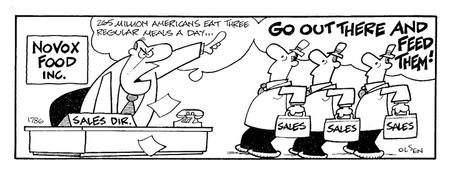 "...Go out there and feed them!"