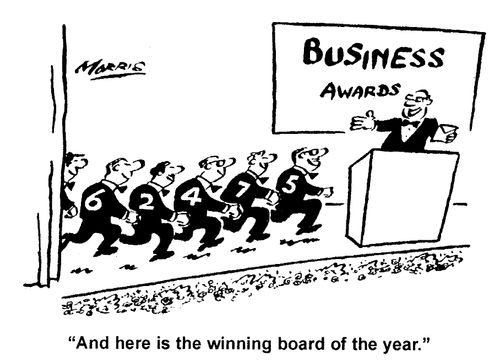 "And here is the winning board of the year."