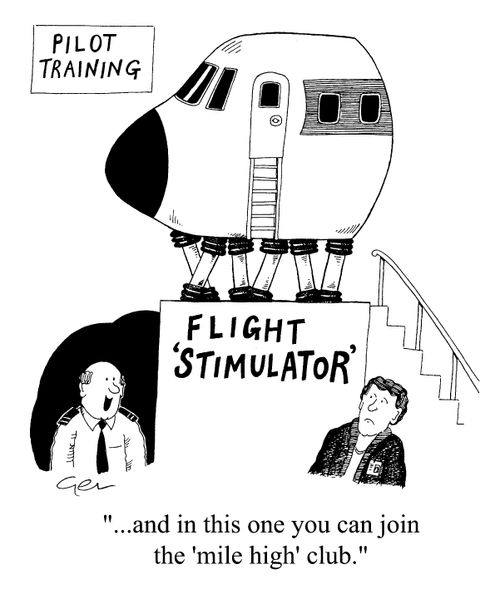 "And in this one you can join the 'mile high' club"