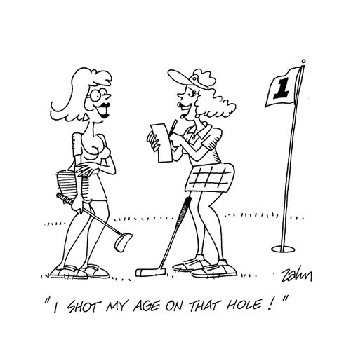 'I shot my age on that hole!'