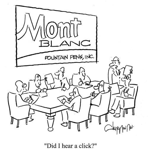 'Did I hear a click'