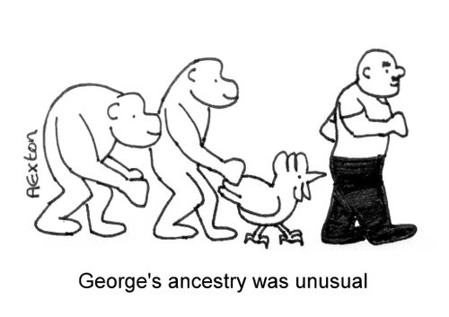 George's ancestry was unusual.