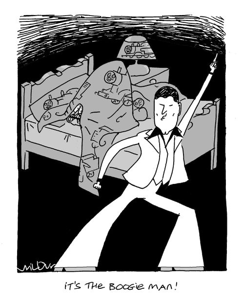 'It's the boogie man!'