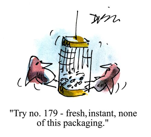 'Try no. 179 - fresh, instant, none of this packaging.'