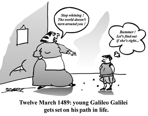 Young Galileo Galilei.
