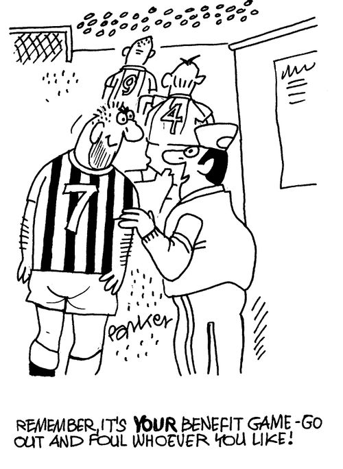'Remember it's YOUR benefit game-go out and foul whoever you like!'