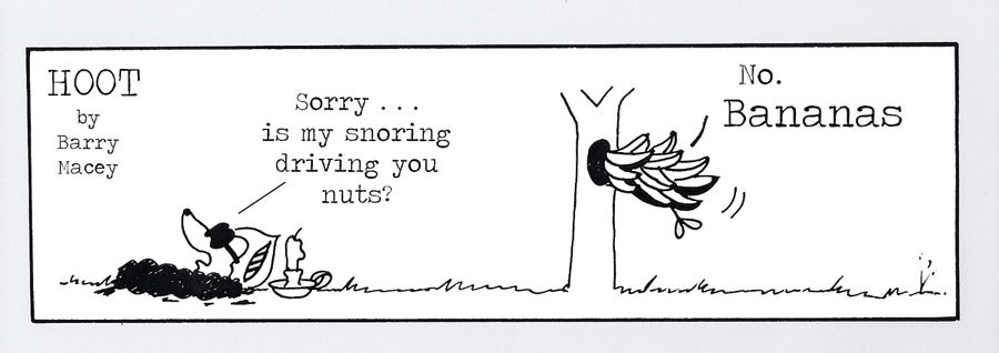 "Sorry - is my snoring driving you nuts?"