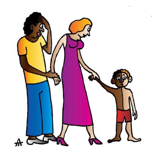 Mixed Race Families.