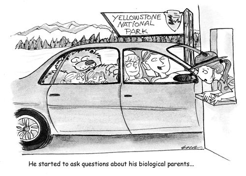 'He started to ask questions about his biological parents.'
