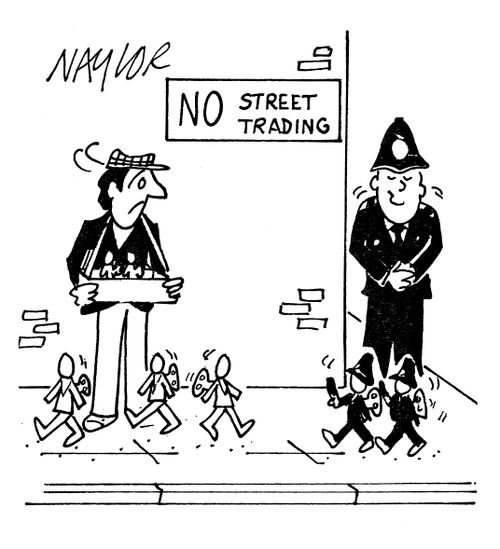 No street trading.