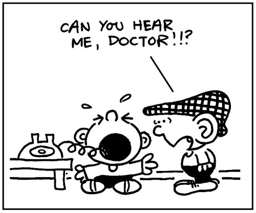 'Can you hear me, doctor?'