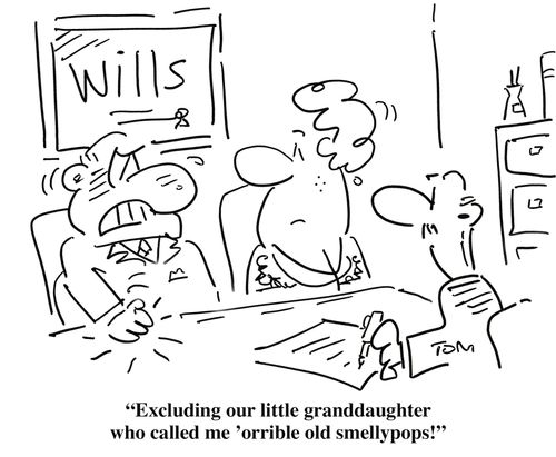 'Excluding our little granddaughter who called me 'orrible old smellypops!'