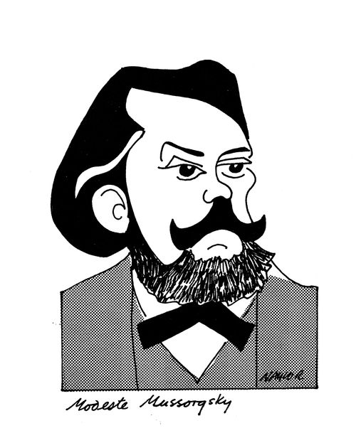 Modeste Mussorgsky.