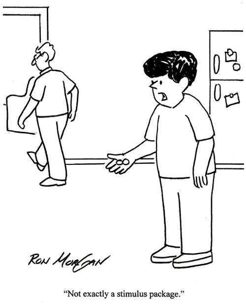 'Not exactly a stimulus package.'